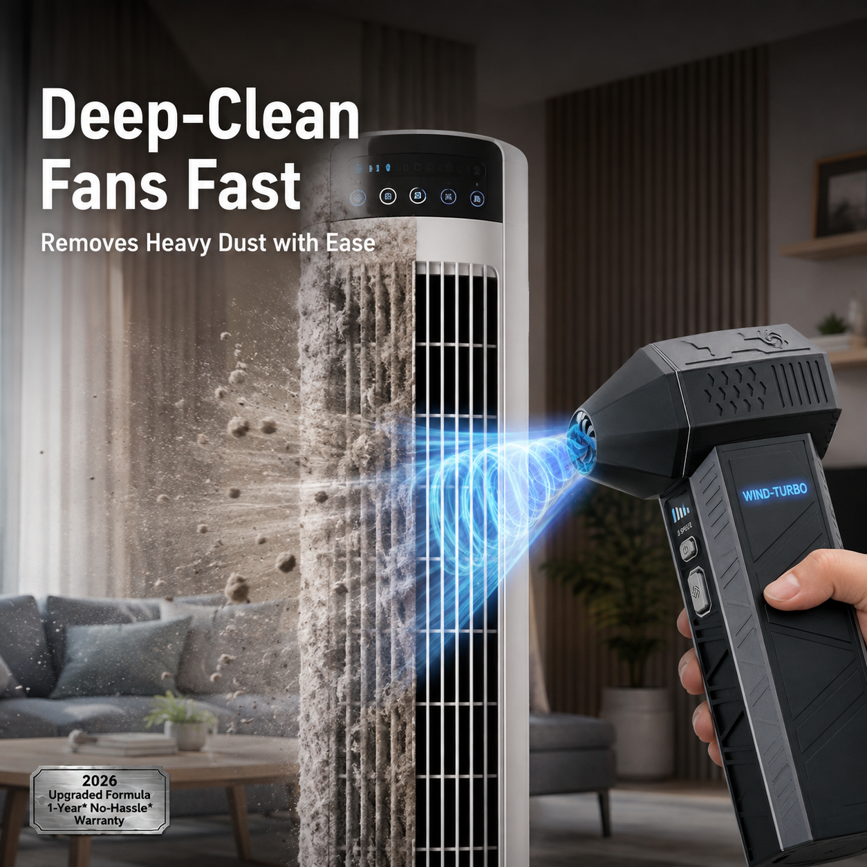Adjustable speed cordless air blower