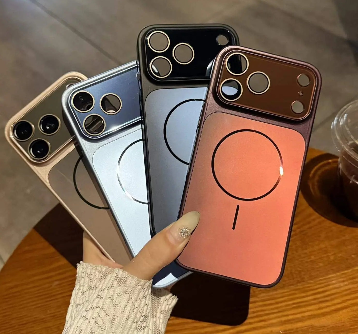 Metallic gradient phone case