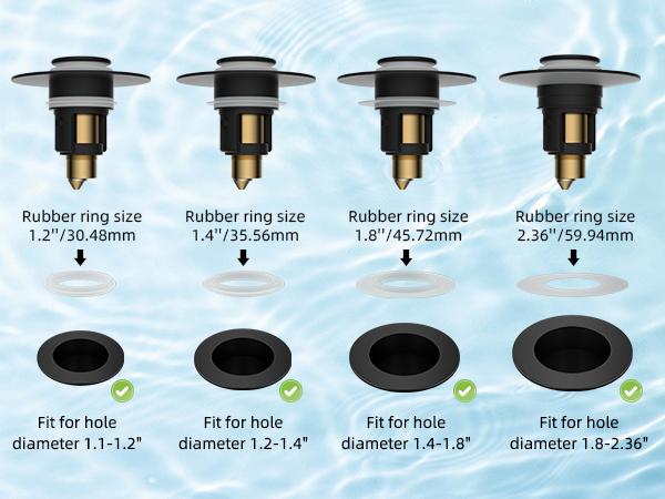 Durable Bathroom Sink Plug Setup