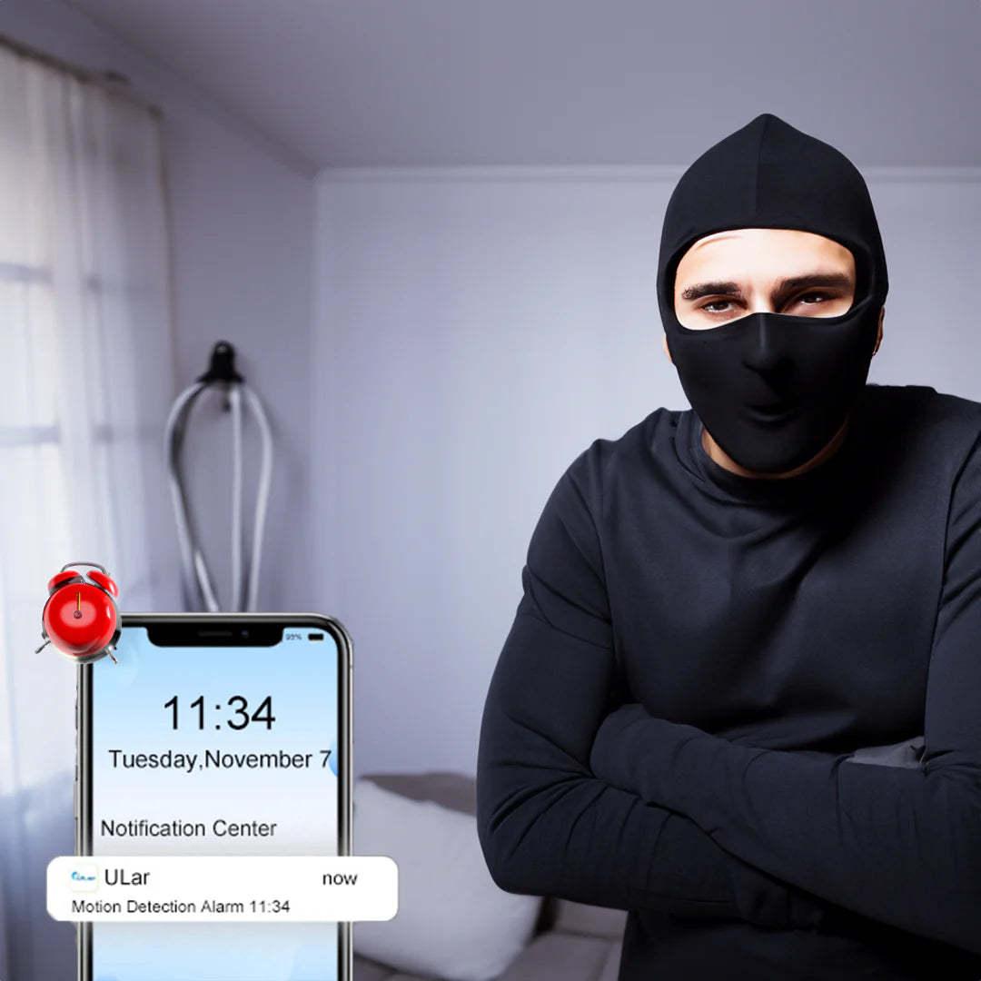 4K HD WiFi Smoke Detector Security Camera