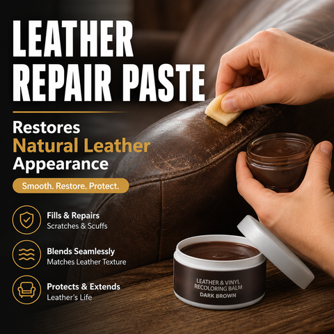 Leather surface repair paste
