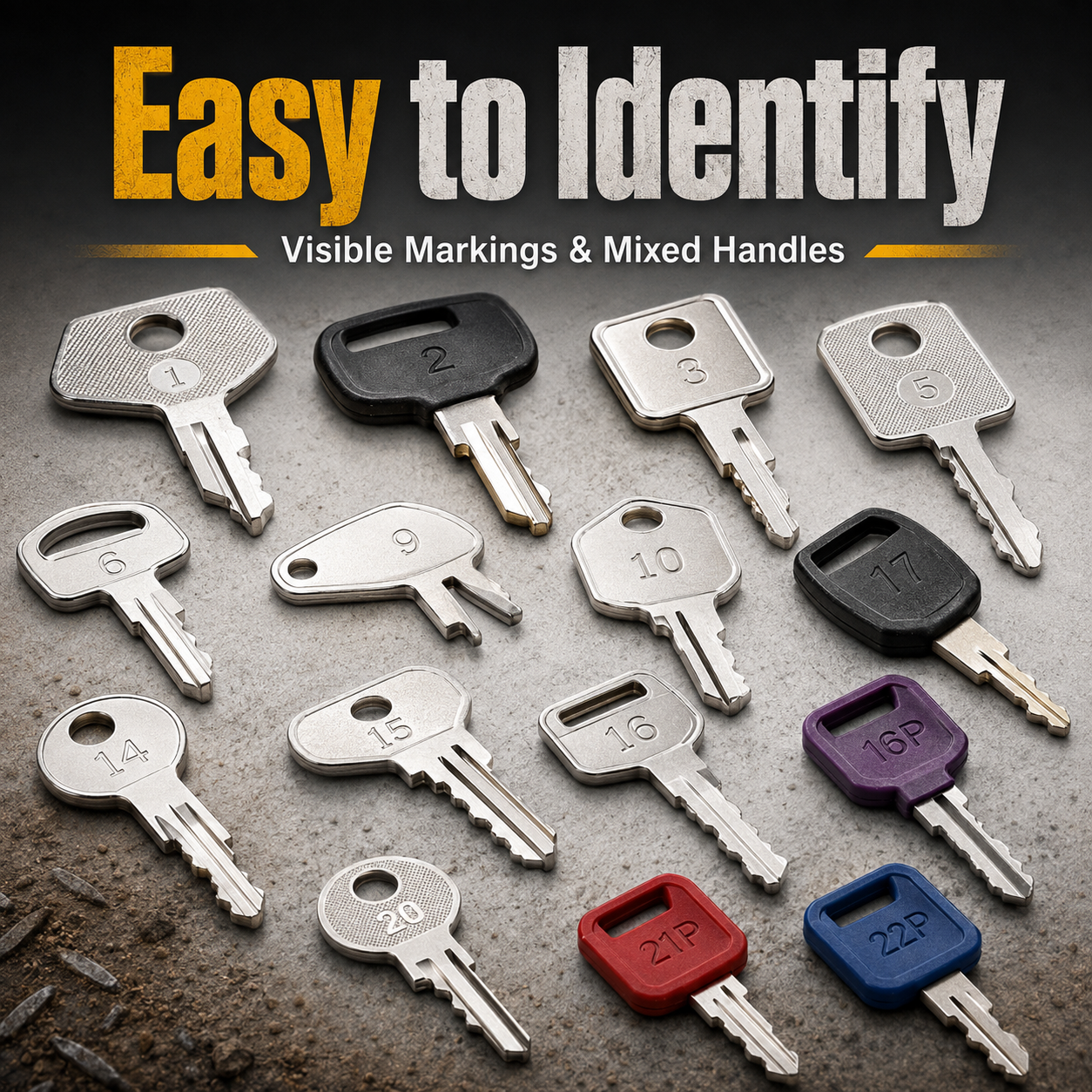 Four step key selection guide group verify match and return