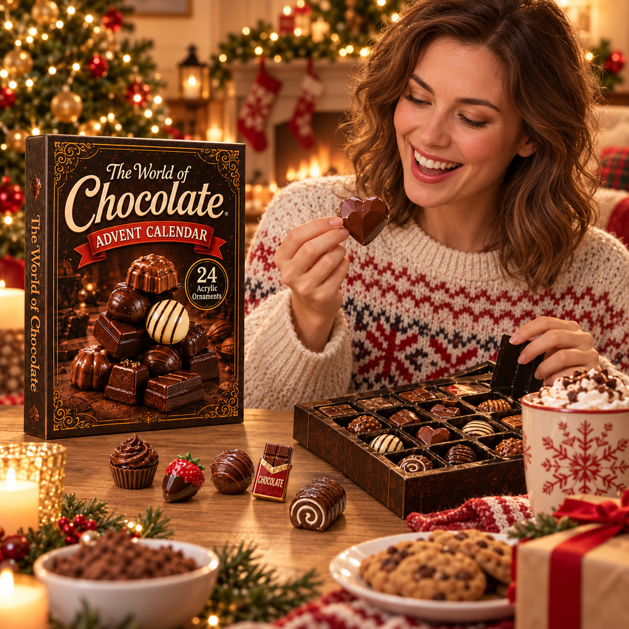 Chocolate advent calendar size and dimensions