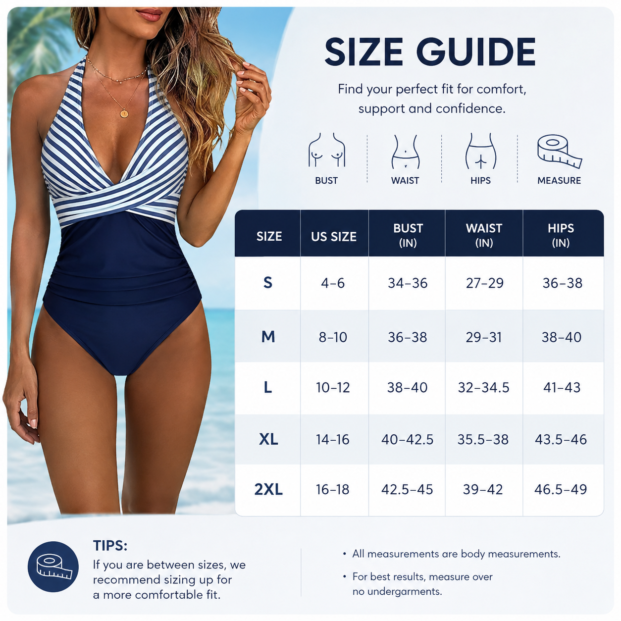 Ruched one-piece swimsuit with power mesh core support overview