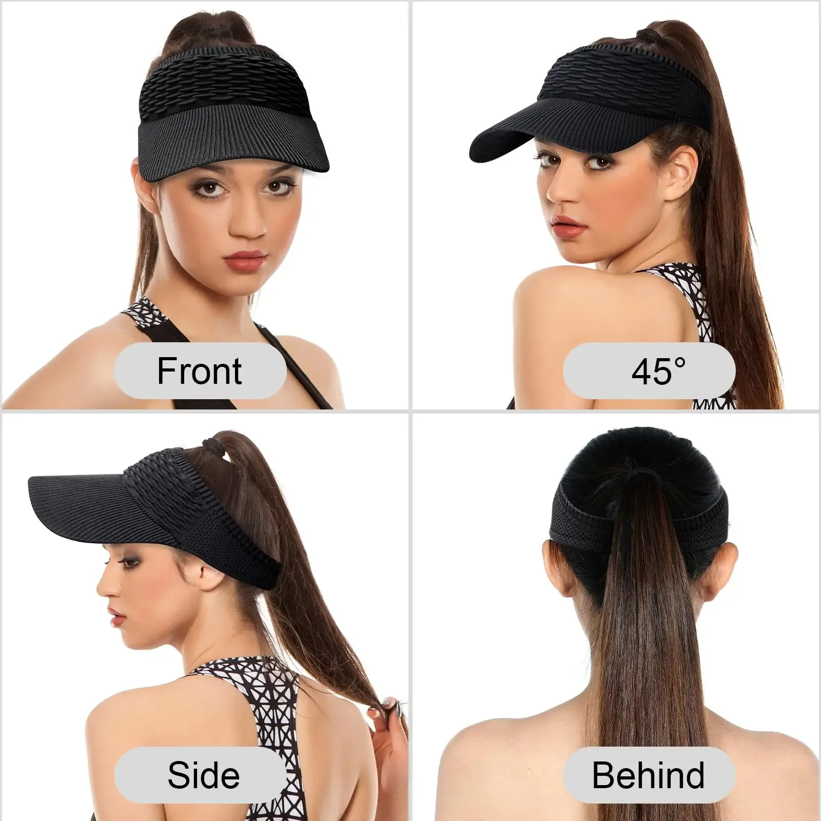 Elegant Visor Look