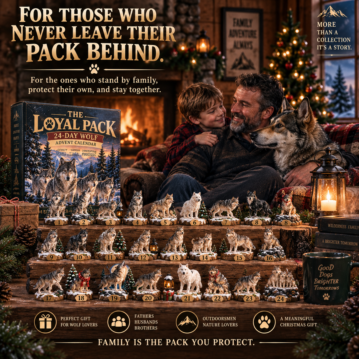 Christmas Gift For Wolf Lovers