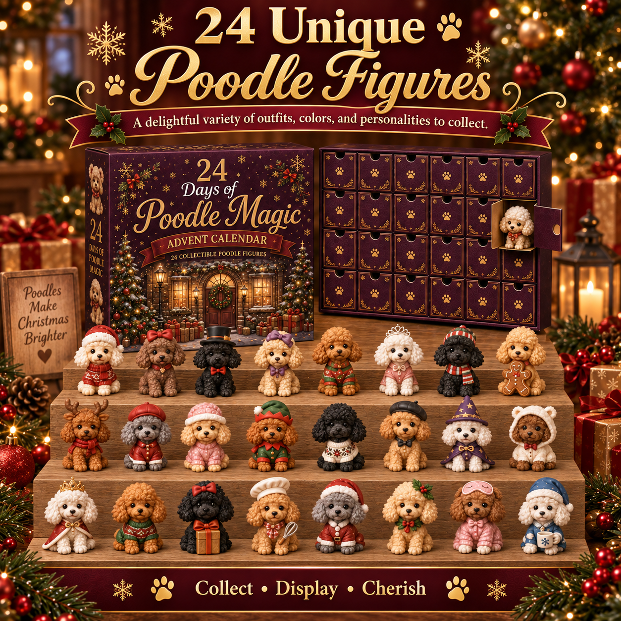 Poodle Advent Calendar product details