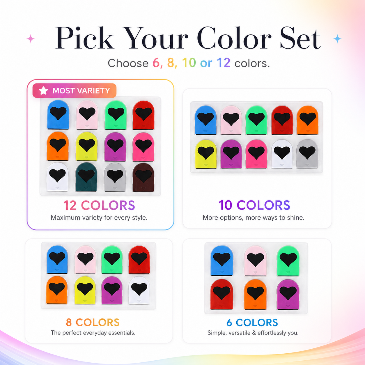 Opened hair chalk compact showing powder surface and cotton application pad