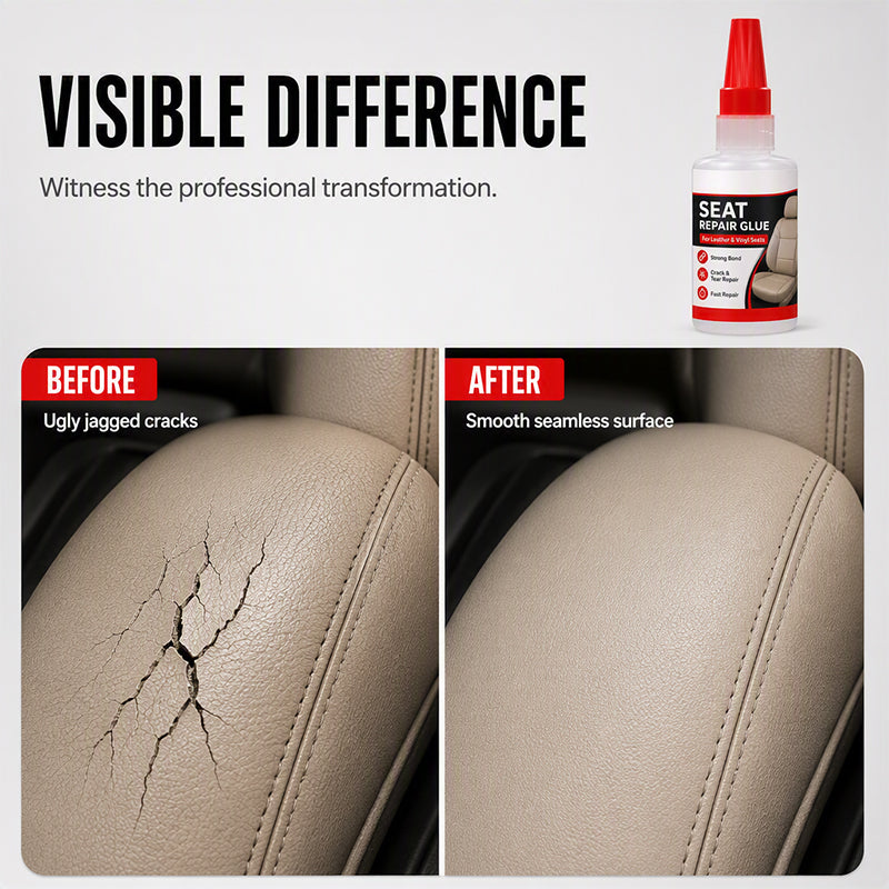 Targeted crack filling precision applicator for car leather seats