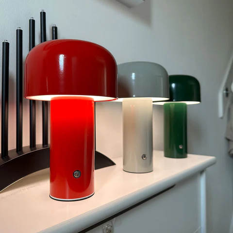 Chic Modern Cordless Mushroom Lamp