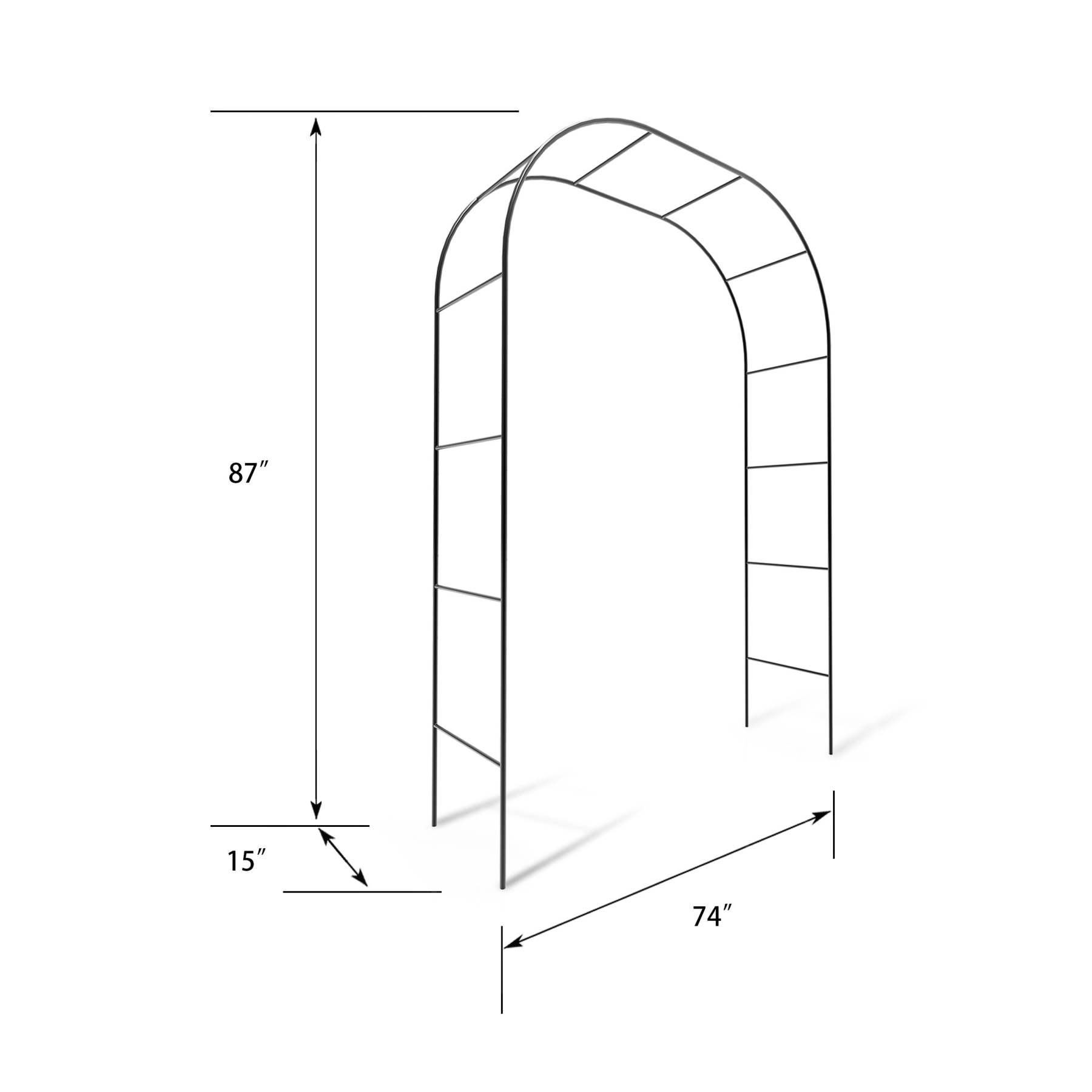 Modern Metal Arch|Garden Arch Trellis Metal Trellis