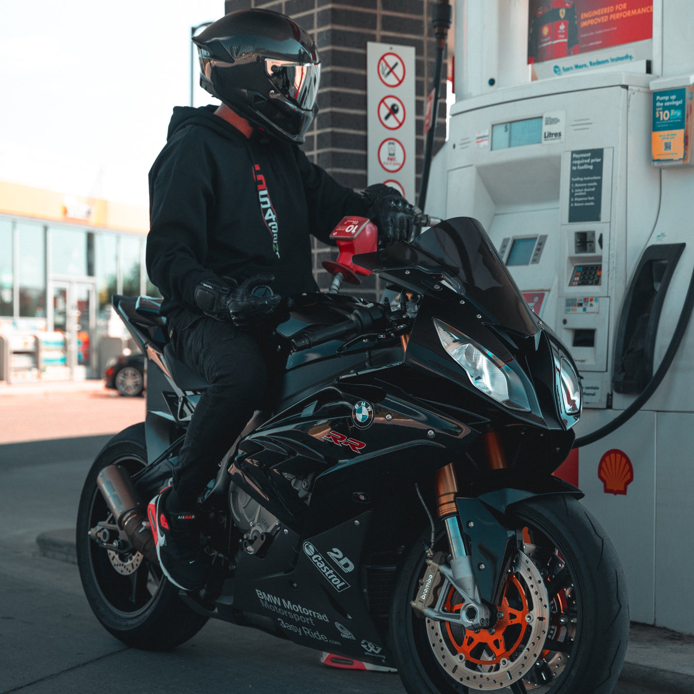 Motorcycle Shift Pattern Hoodie