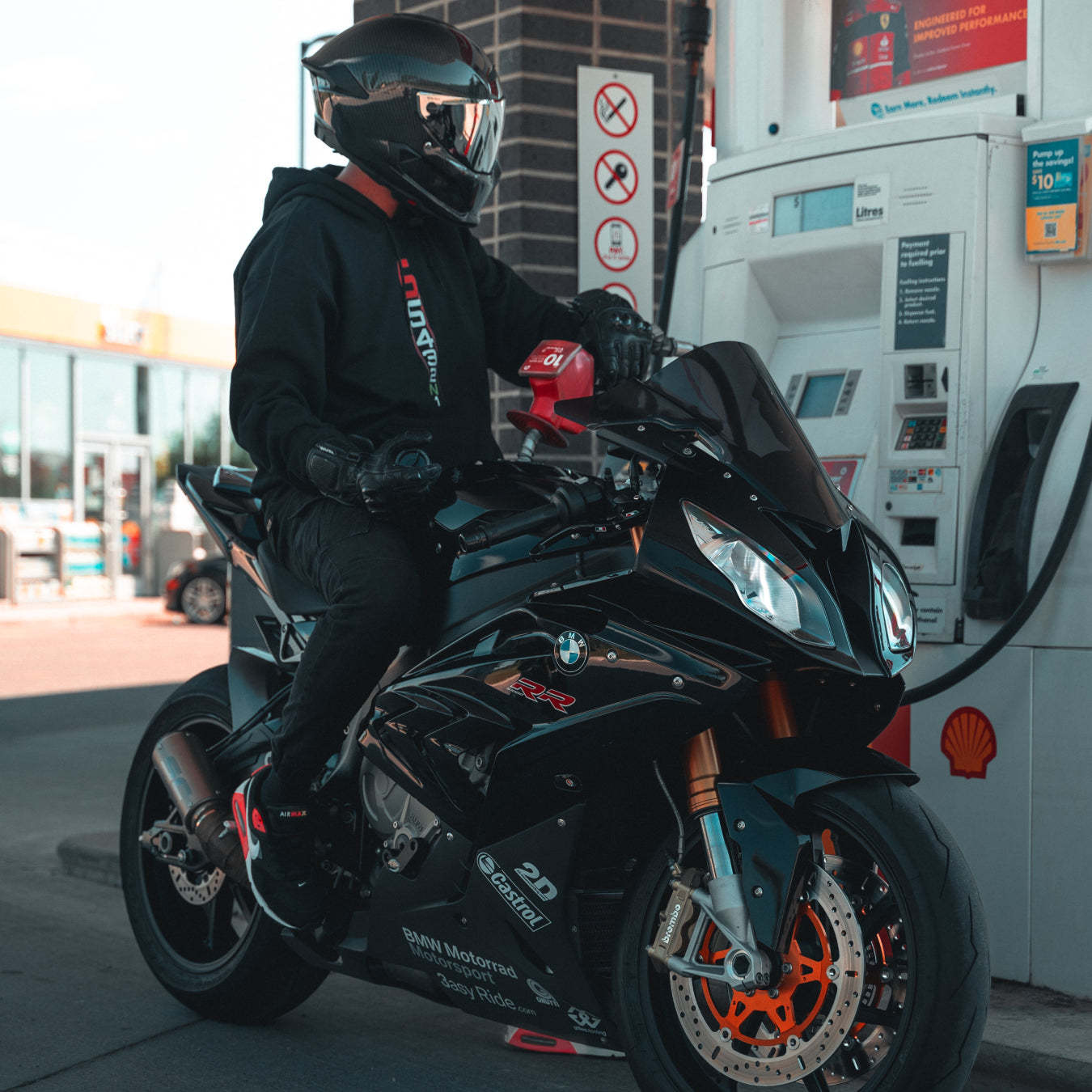 Motorcycle Shift Pattern Hoodie