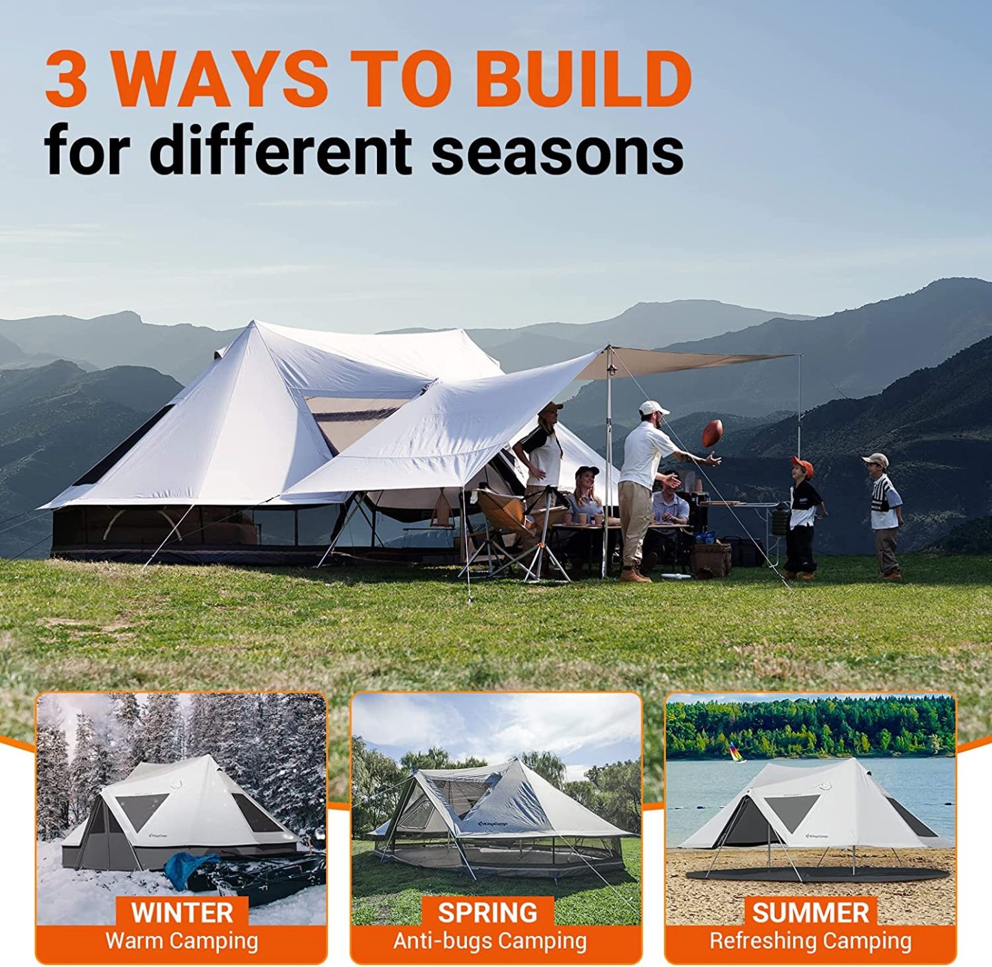 KingCamp Khan Palace Glamping Tent