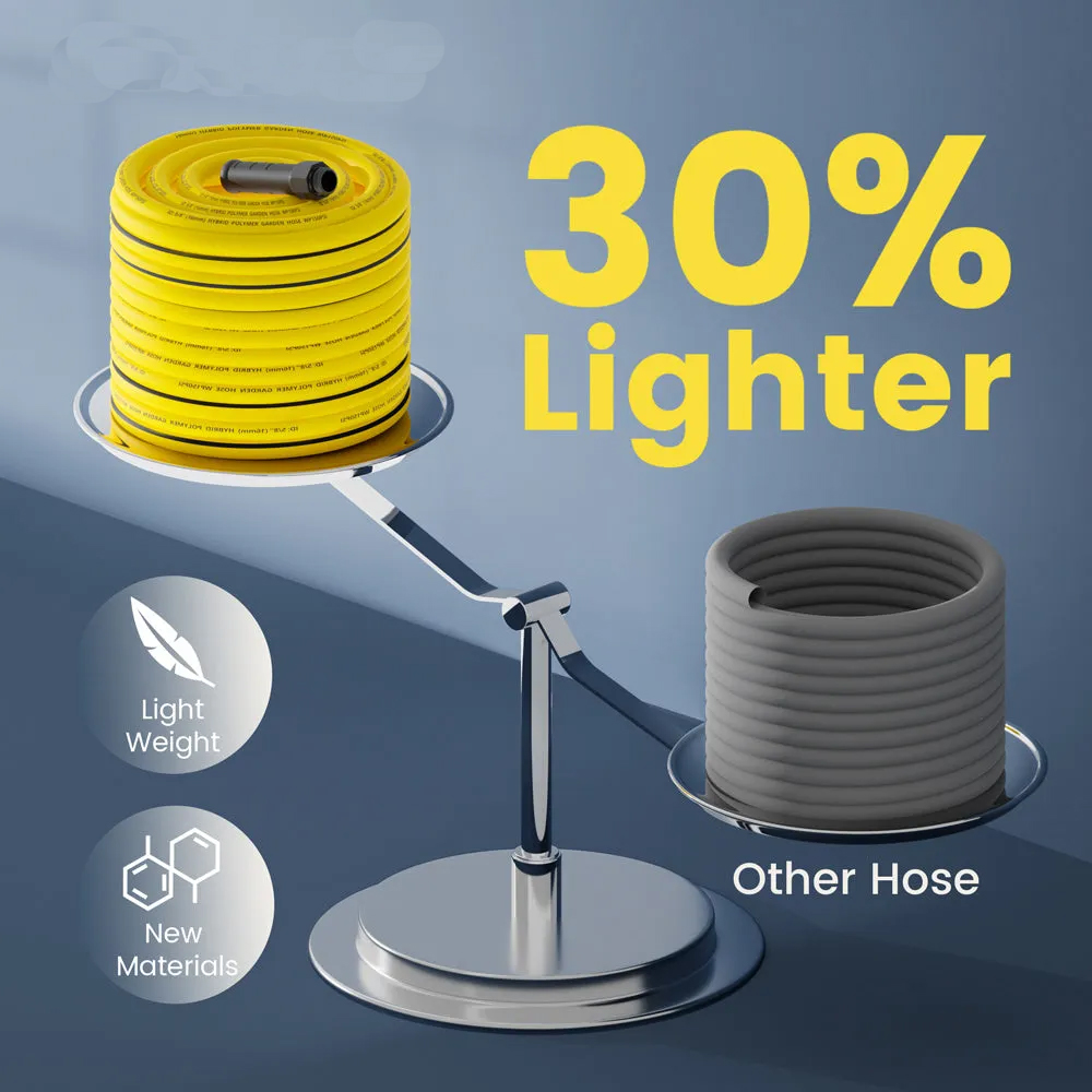 KinkFighter Flexible Garden Hose 25ft 50ft 75ft 100ft，Lightweight, No Kink, Leak Proof, Durable
