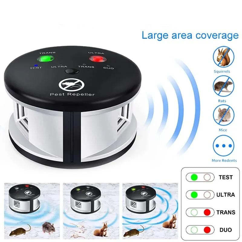 Ultrasonic Electronic Control for Mice, Rats, and Insects