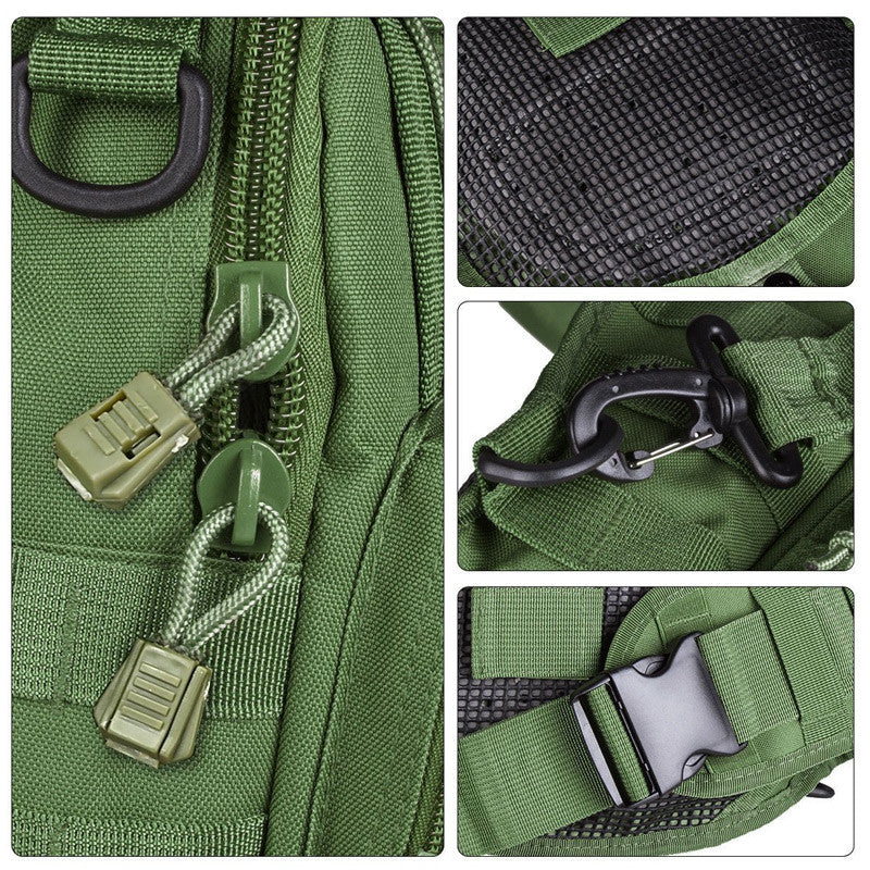 Shoulder Sling Backpack Military Style Outdoor Compact Stealth Angel Survival
