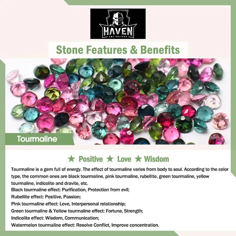 Mixed pile of facet-cut, multi-colored Tourmaline gems, a stone of energy representing positive, love, and wisdom.