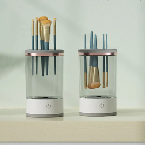 3-in-1 Cosmetic Brush Cleaner Machine - Electric Makeup Brush Cleaner Device