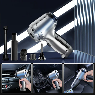 2-in-1 Wireless Car Hand Vacuum Cleaner + Air Blower