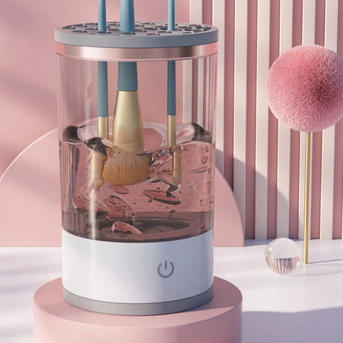 3-in-1 Cosmetic Brush Cleaner Machine - Electric Makeup Brush Cleaner Device