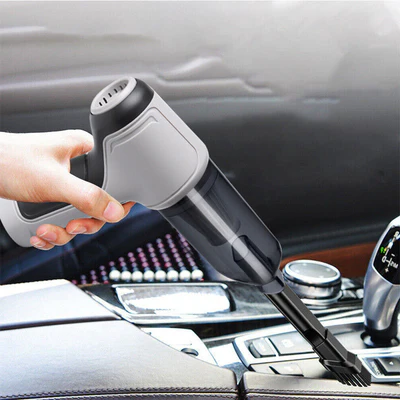 2-in-1 Wireless Car Hand Vacuum Cleaner + Air Blower