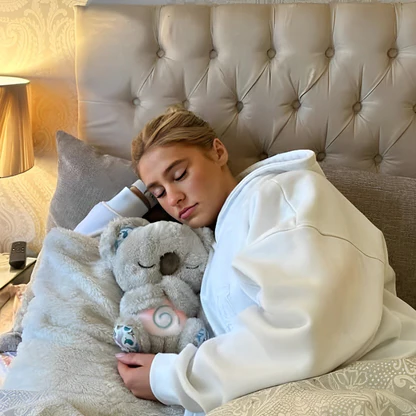 Anxiety Relief Koala Plush Toy with Music, Lights and Rhythmic Breathing Motion