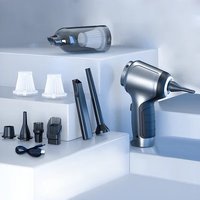 2-in-1 Wireless Car Hand Vacuum Cleaner + Air Blower