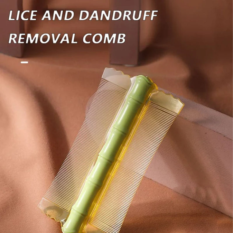 How to use double sided fine teeth comb for grooming and scalp care