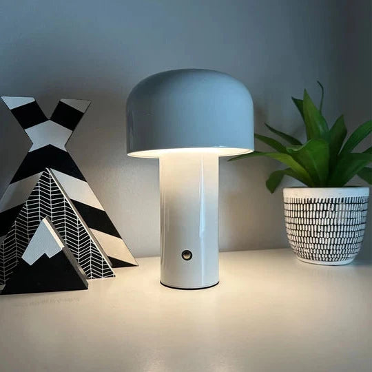 Chic Modern Cordless Mushroom Lamp