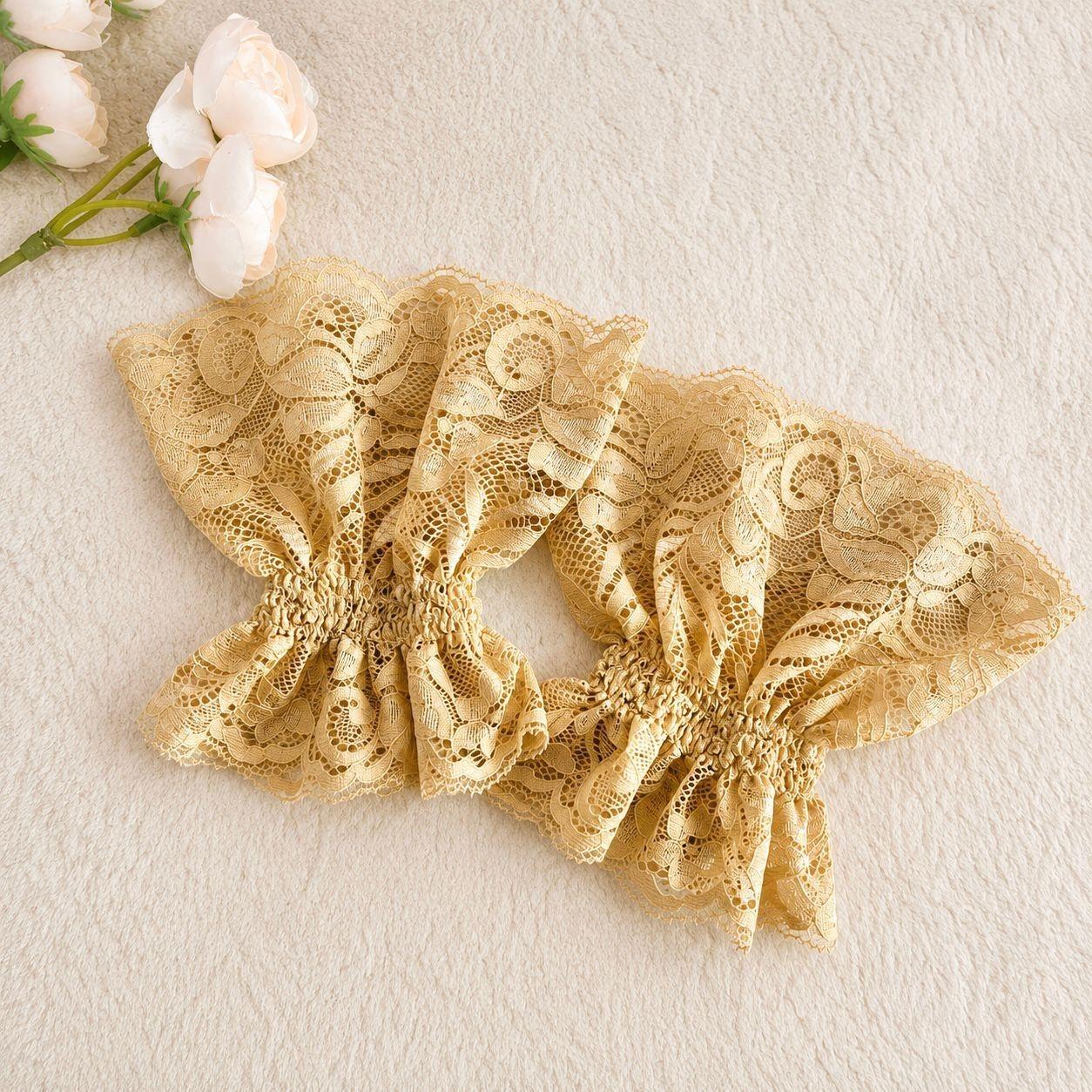 NURBELLA ROYAL LACE EXTENSION HANDSOCK LENGAN PENDEK LACE MUSLIMAH COVER HAND ELEGANT