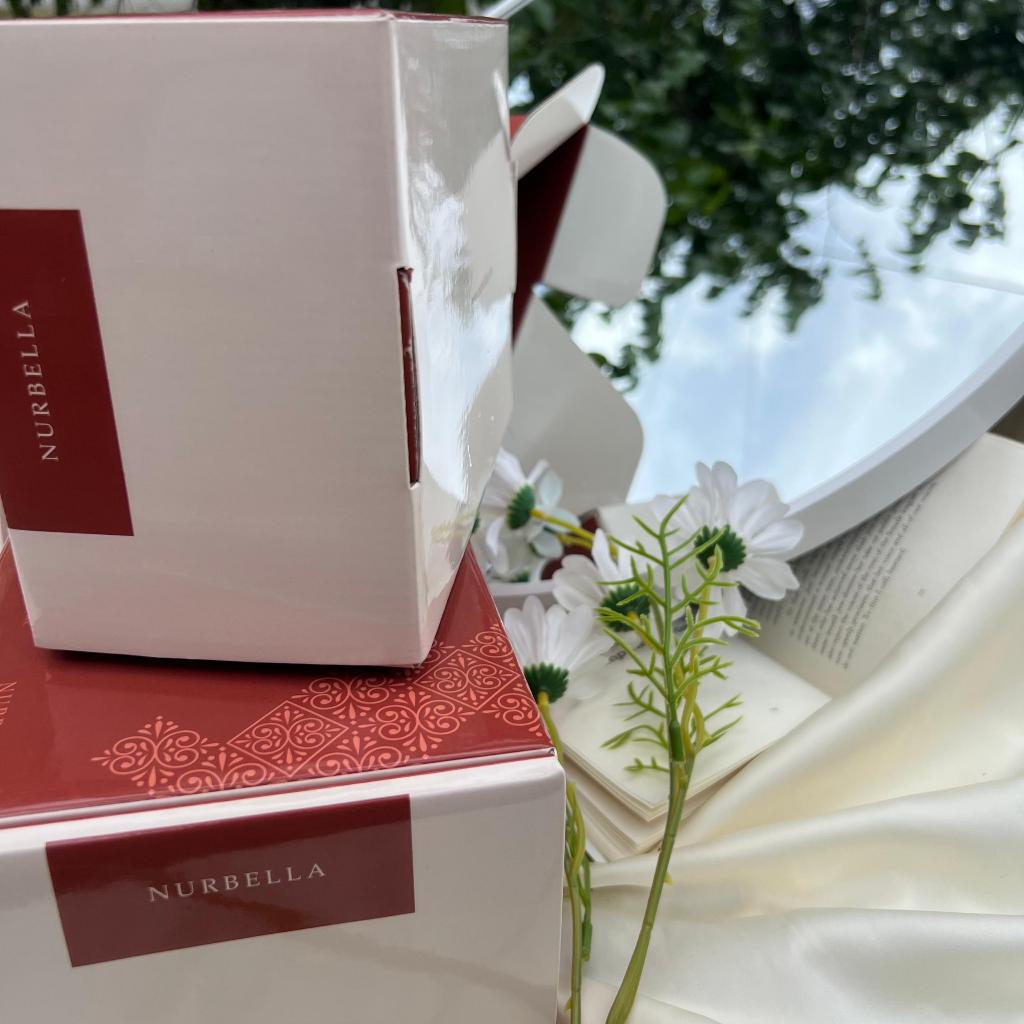 Set Terawih Super Jimat Telekung Mulan + Handsocks Warda + Stokin By Nurbella