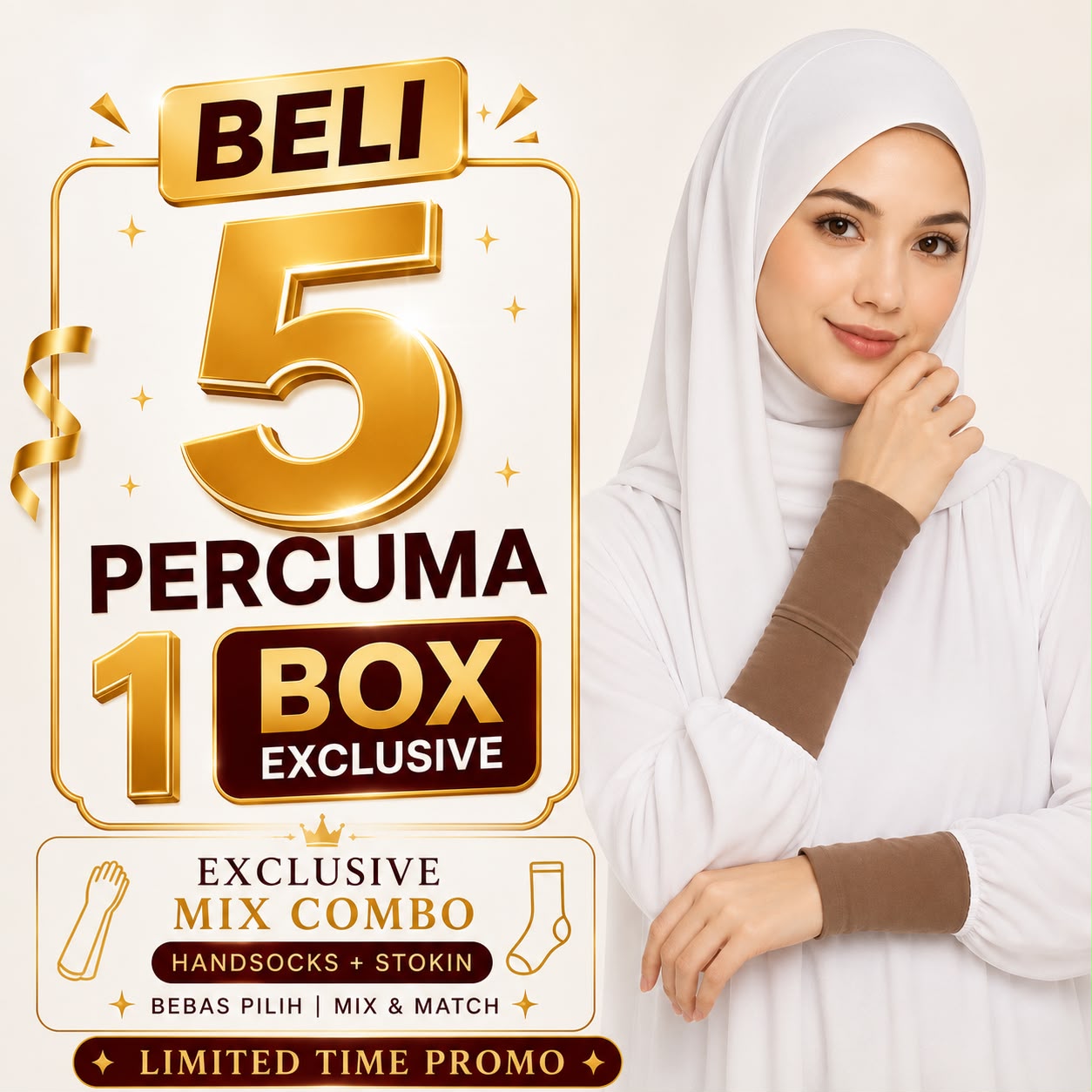 Handsock Wawa Favourite Neelofa