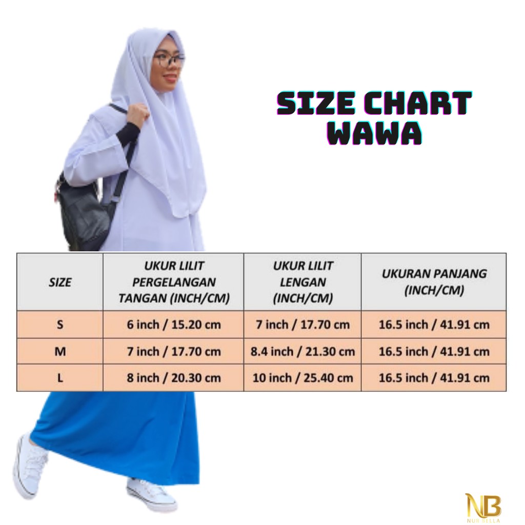 Handsock Wawa Sarung Tangan Hand Sock Muslimah Handsocks Nurbella Lycra Stokin Tangan Sejuk Women