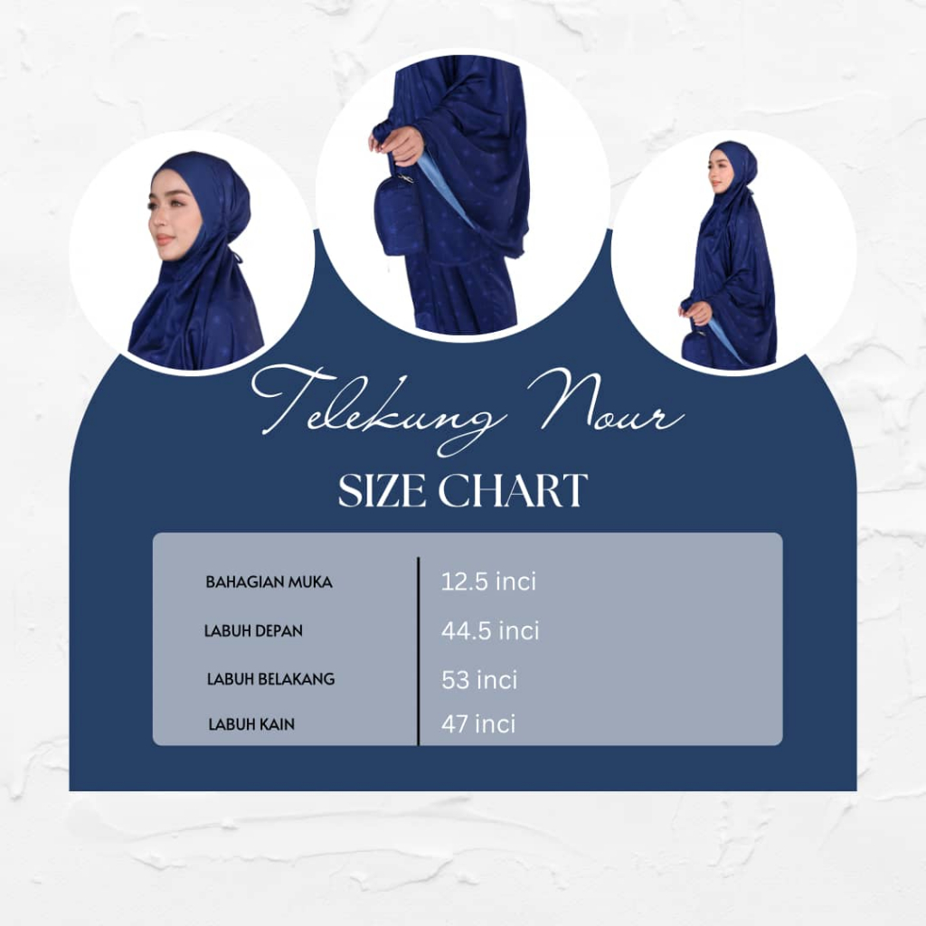 Telekung Nour Travel 