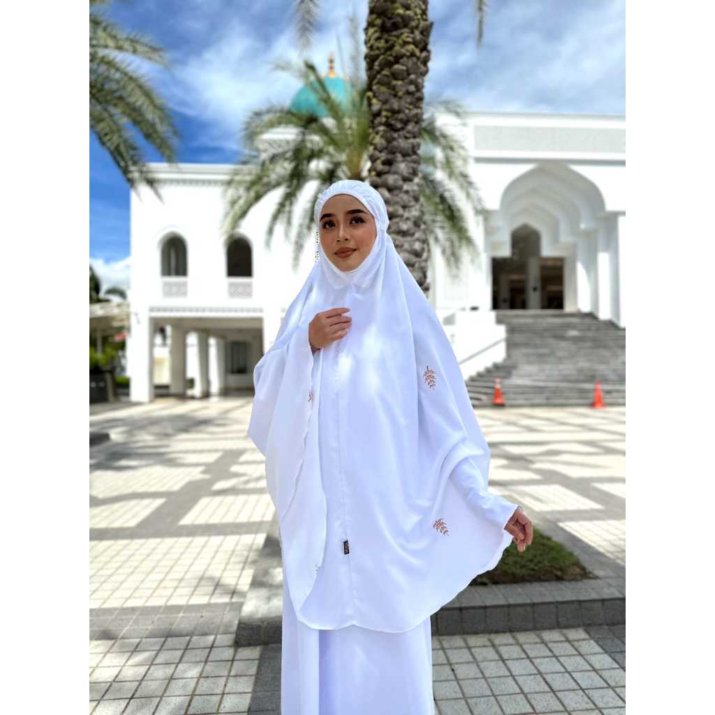 Telekung Mini Travel Sejuk Selesa Bersulam Dewasa Umrah Nurbella Mina