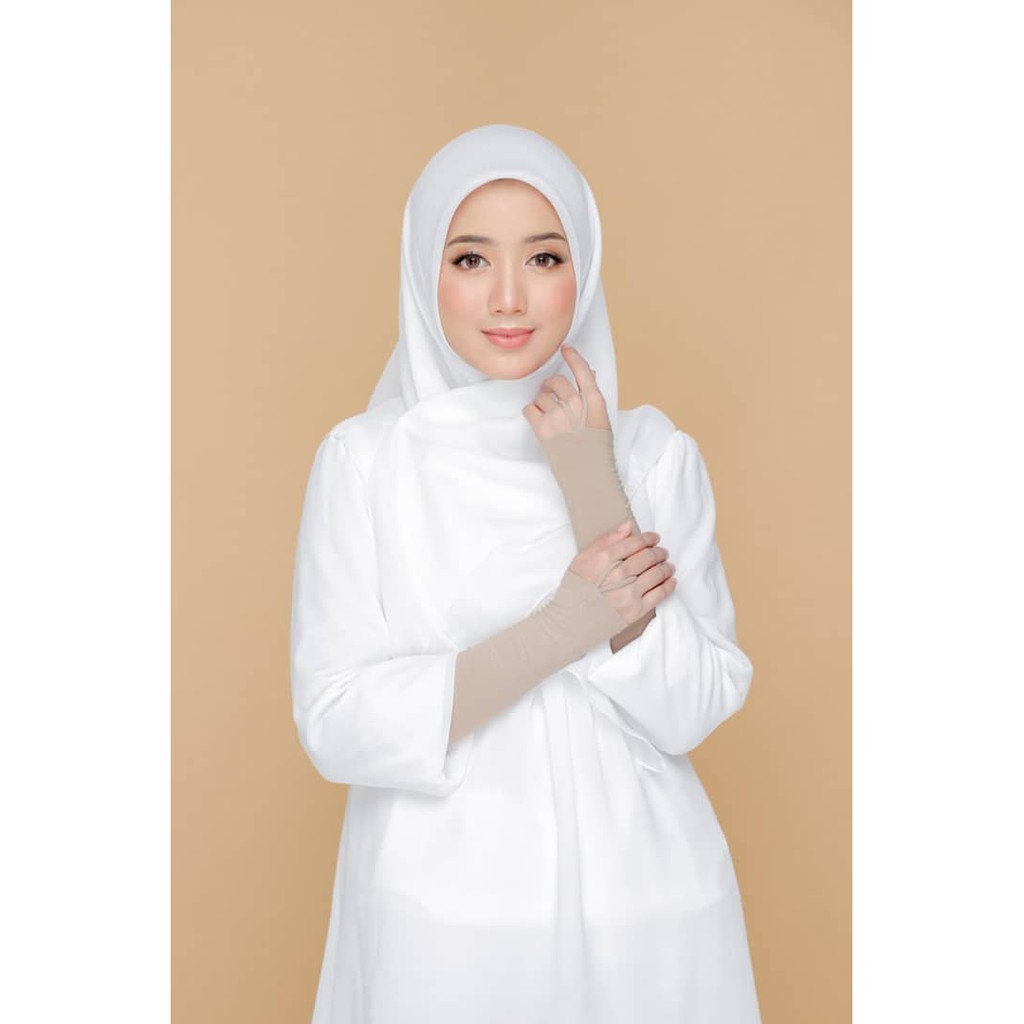 Handsock Qaseh Muslimah Hand Socks Nurbella Ring Lycra Plain Cantik Tangan Kecil Anti Melorot Women