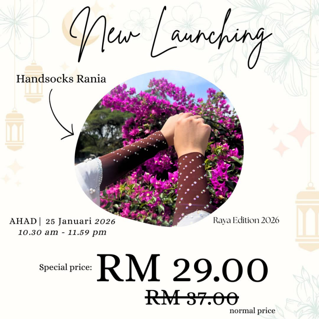 Handsocks Rania (edisi raya 2026)