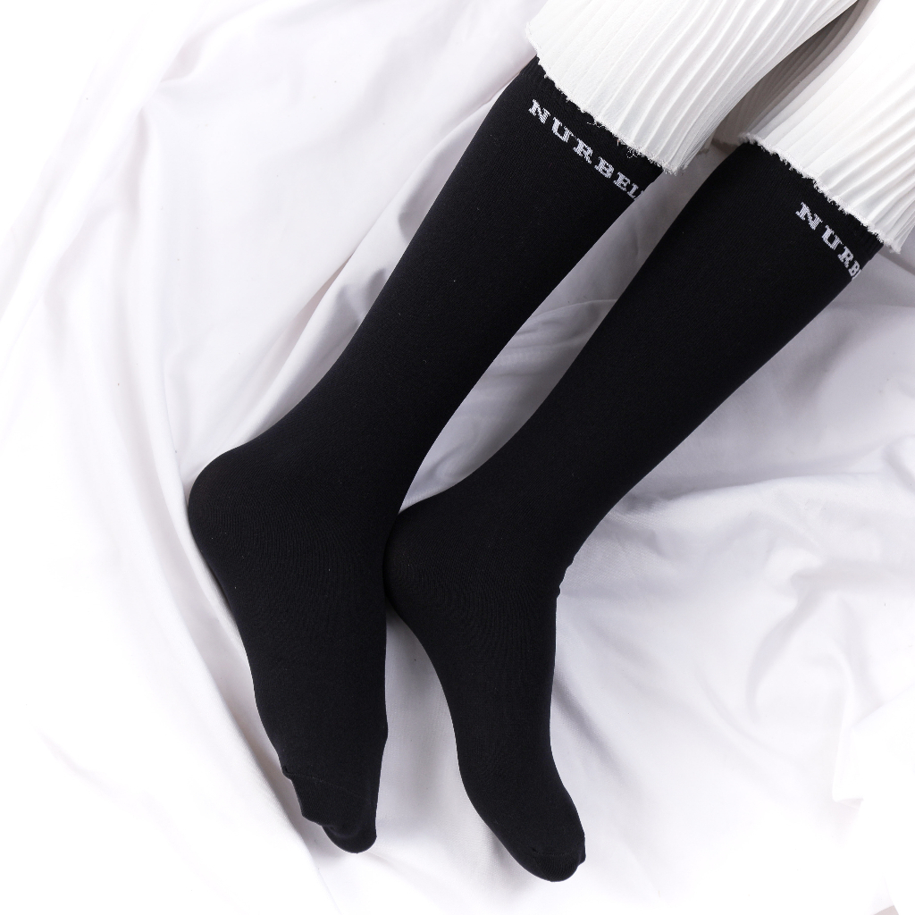 Stokin Bella Socks Pendek Muslimah Women Stoking Stocking Tebal Nurbella Sock Kalis Air Dewasa Viral (Pendek)
