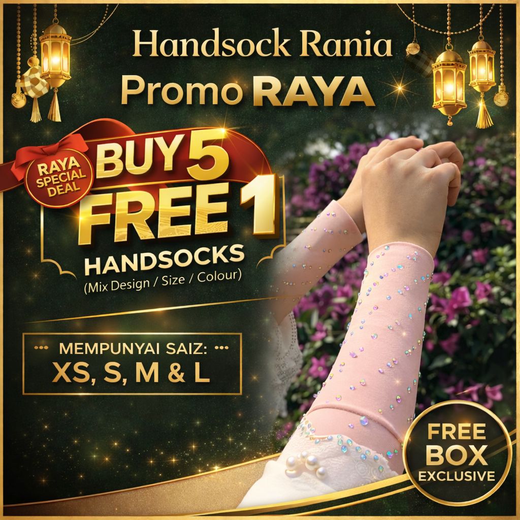 Handsocks Rania (edisi raya 2026)