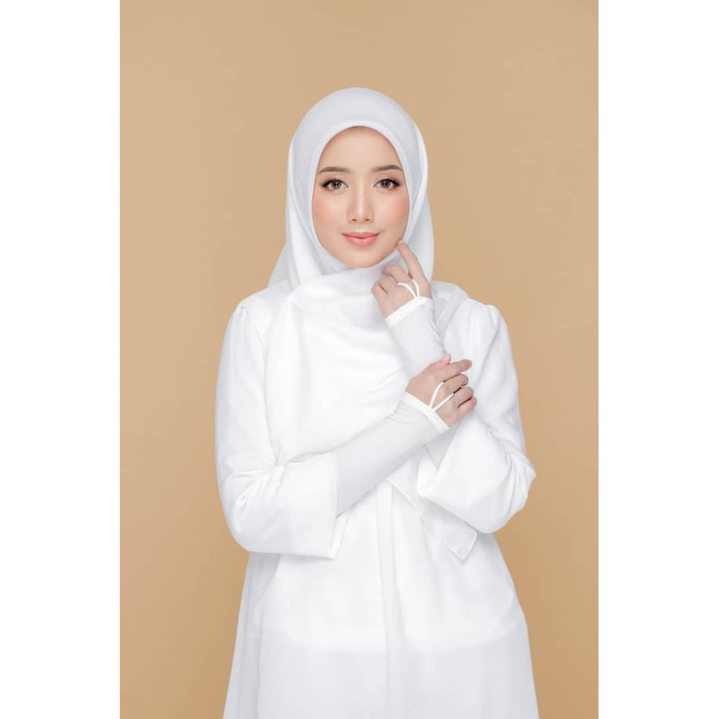 Handsock Qaseh Muslimah Hand Socks Nurbella Ring Lycra Plain Cantik Tangan Kecil Anti Melorot Women