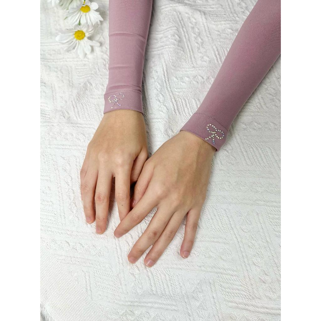 Handsocks Ballerina Cantik Berbatu Simple Ribbon Comel Sejuk Tak Melorot Lycra Muslimah Murah Nurbella