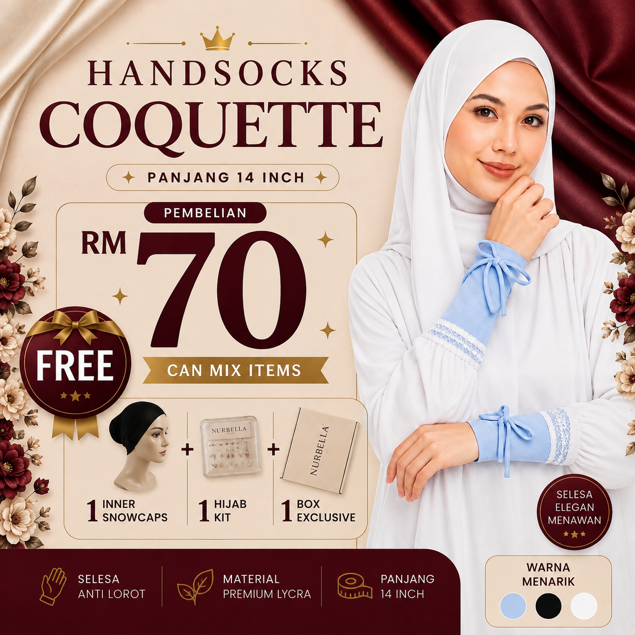 Handsock Coquette