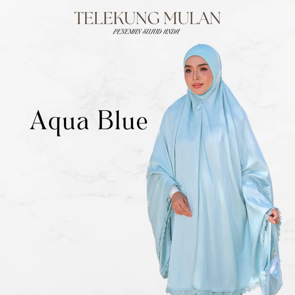 Set Terawih Super Jimat Telekung Mulan + Handsocks Warda + Stokin By Nurbella