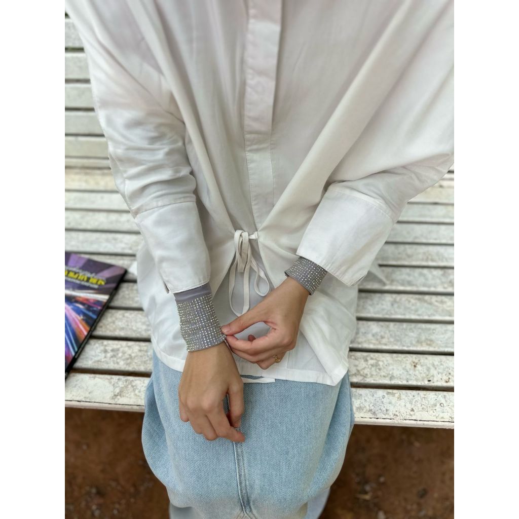 Handsocks Cikgu Murni Berbatu Mewah Cantik Bergaya Lembut Muslimah Lycra Tak Melorot Plussize Nurbella