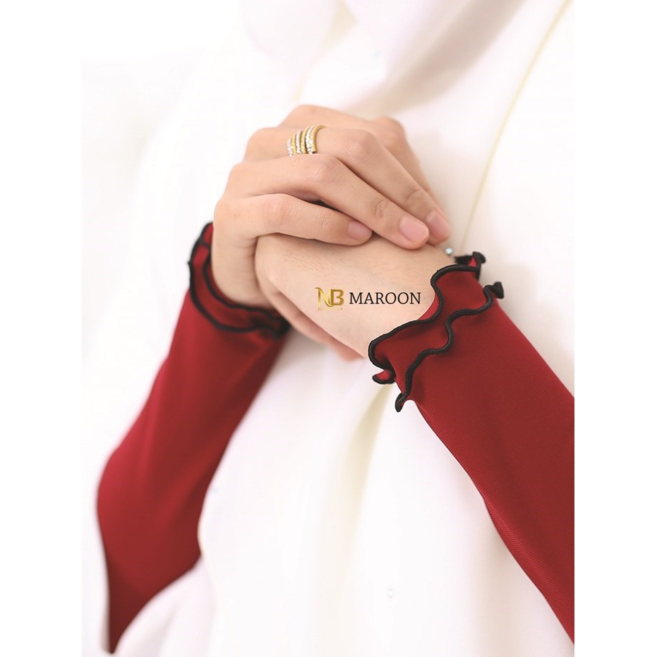 Handsock Nurbella Sejuk Saiz S, M, L Nikah Ropol Neelofa Muslimah Stokin Tangan Women Lycra Bella