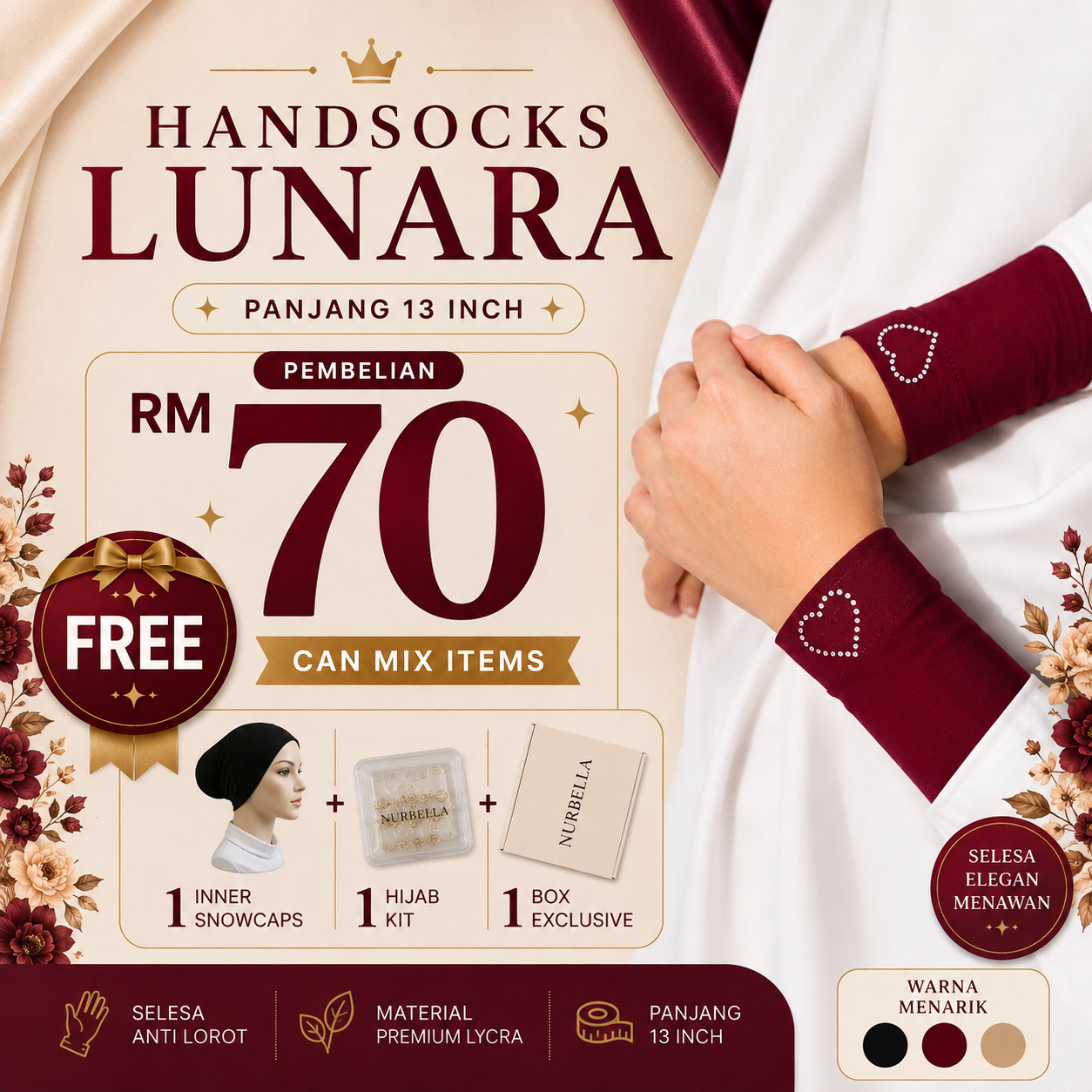 HANDSOCKS LUNARA (edisi raya 2026)