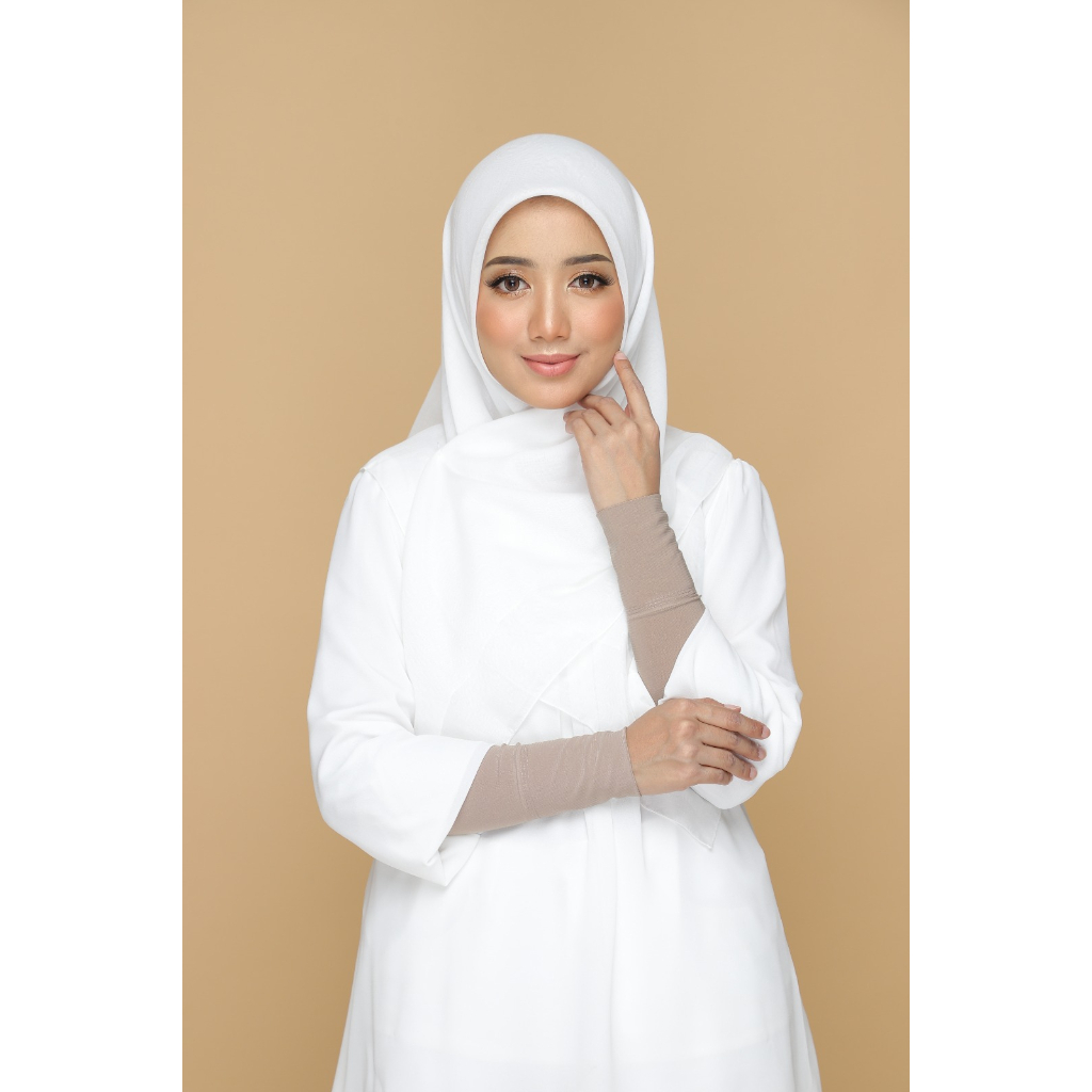 Handsock Deeja Muslimah Pendek Plussize Handsocks Nurbella Lycra Plain Cantik Tangan Kecil Saiz S