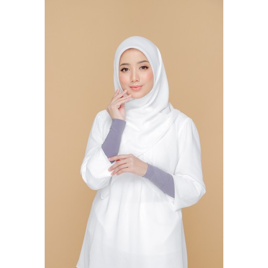 Handsock Deeja Muslimah Pendek Plussize Handsocks Nurbella Lycra Plain Cantik Tangan Kecil Saiz S
