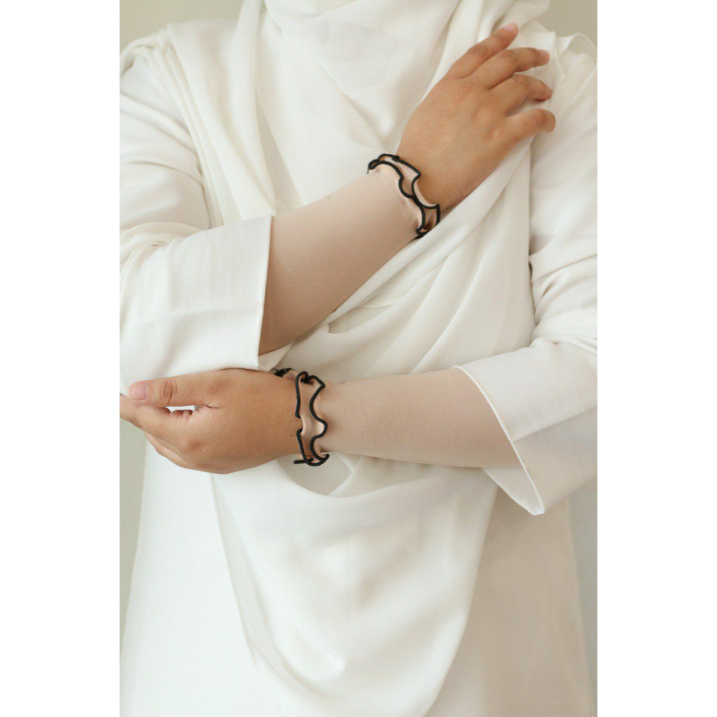 Handsock Nurbella Sejuk Saiz S, M, L Nikah Ropol Neelofa Muslimah Stokin Tangan Women Lycra Bella